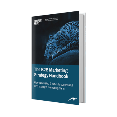 best business ideas dragons den PF Marketing handbook cover - square padded